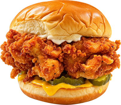 Hot Mama crispy chicken sandwich