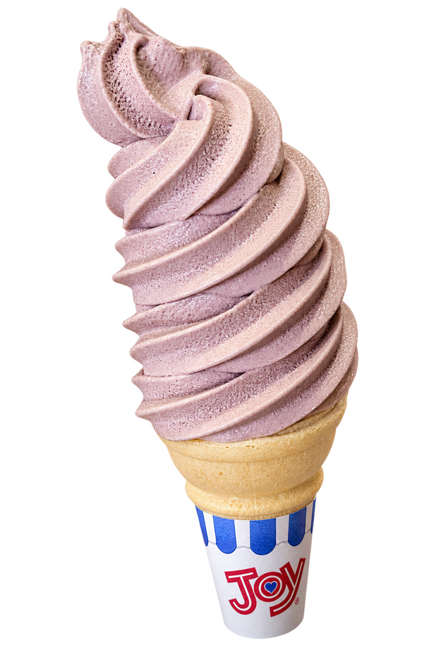 Soft-serve ice cream cone